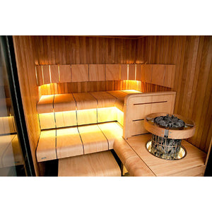 Harvia Embedding Flange w/ LED-Lighting for Cilindro Half Series 11kW Sauna Heater