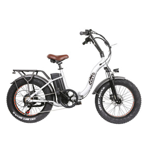 NAKTO 48V/10Ah 500W City Cargo Fat Tire Folding Electric Bike FOLDING OX