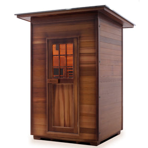 Enlighten Sauna SAPPHIRE 2-Person Infrared/Traditional Sauna