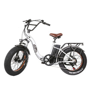 NAKTO 48V/10Ah 500W City Cargo Fat Tire Folding Electric Bike FOLDING OX