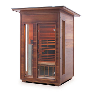 Enlighten Sauna RUSTIC 2-Person Full Spectrum Infrared Sauna