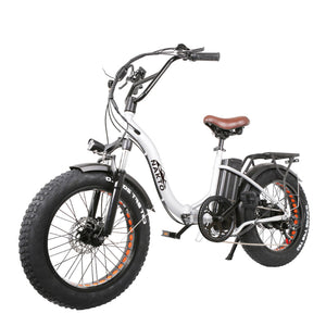 NAKTO 48V/10Ah 500W City Cargo Fat Tire Folding Electric Bike FOLDING OX