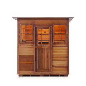 Enlighten Sauna SAPPHIRE 4-Person Infrared/Traditional Sauna