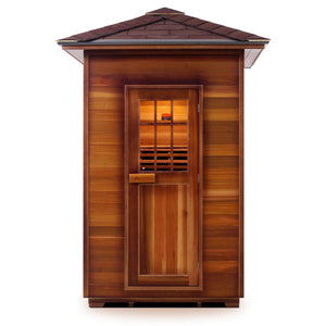 Enlighten Sauna SAPPHIRE 2-Person Infrared/Traditional Sauna