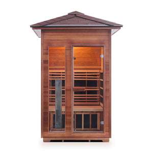 Enlighten Sauna RUSTIC 2-Person Full Spectrum Infrared Sauna