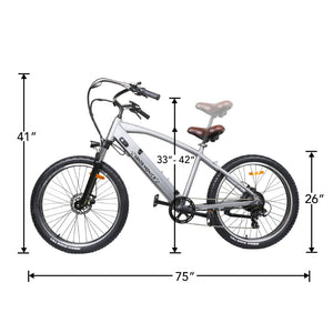 NAKTO 500W Electrical Bicycle 26'' SANTA MONICA