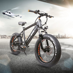 NAKTO 48V/8Ah 350W Fat Tire Electric Bike DISCOVERY