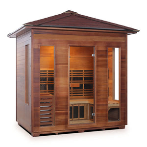 Enlighten Sauna DIAMOND 5-Person Infrared/Traditional Sauna