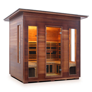 Enlighten Sauna RUSTIC 5-Person Full Spectrum Infrared Sauna