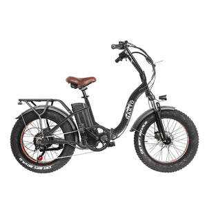 NAKTO 48V/10Ah 500W City Cargo Fat Tire Folding Electric Bike FOLDING OX