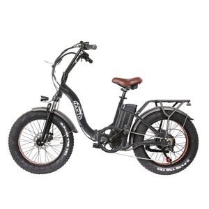 NAKTO 48V/10Ah 500W City Cargo Fat Tire Folding Electric Bike FOLDING OX