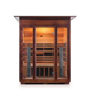 Enlighten Sauna RUSTIC 3-Person Full Spectrum Infrared Sauna