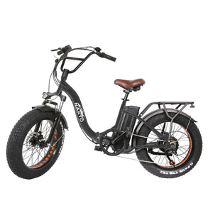 NAKTO 48V/10Ah 500W City Cargo Fat Tire Folding Electric Bike FOLDING OX