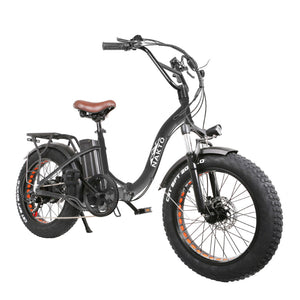 NAKTO 48V/10Ah 500W City Cargo Fat Tire Folding Electric Bike FOLDING OX