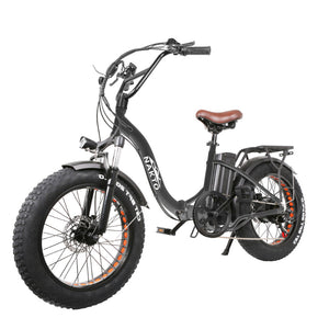 NAKTO 48V/10Ah 500W City Cargo Fat Tire Folding Electric Bike FOLDING OX