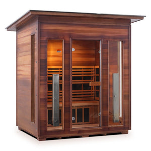 Enlighten Sauna RUSTIC 4-Person Full Spectrum Infrared Sauna