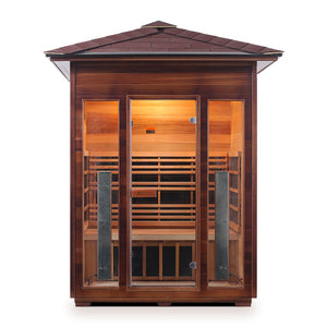 Enlighten Sauna RUSTIC 3-Person Full Spectrum Infrared Sauna