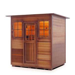 Enlighten Sauna SIERRA 4-Person Full Spectrum Infrared Sauna