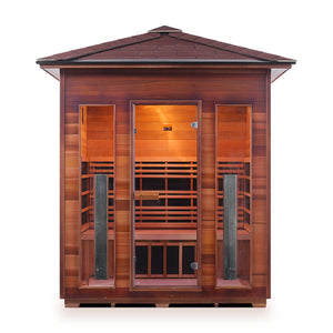 Enlighten Sauna RUSTIC 4-Person Full Spectrum Infrared Sauna