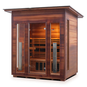 Enlighten Sauna DIAMOND 4-Person Infrared/Traditional Sauna