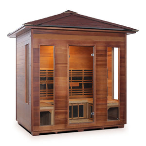 Enlighten Sauna RUSTIC 5-Person Full Spectrum Infrared Sauna