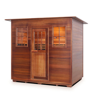 Enlighten Sauna SAPPHIRE 5-Person Infrared/Traditional Sauna