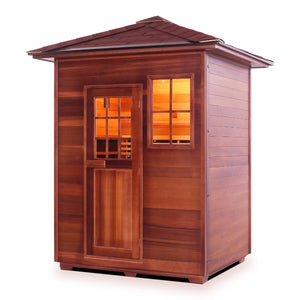 Enlighten Sauna SIERRA 3-Person Full Spectrum Infrared Sauna