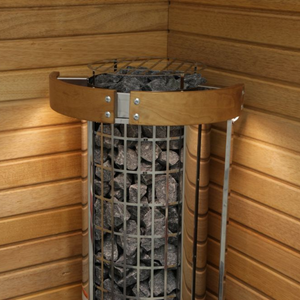 Harvia Cilindro Half Series 8kW Stainless Steel Sauna Heater at 240V 1PH