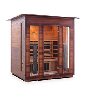 Enlighten Sauna DIAMOND 4-Person Infrared/Traditional Sauna