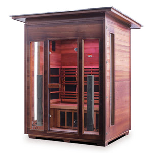 Enlighten Sauna DIAMOND 3-Person Infrared/Traditional Sauna