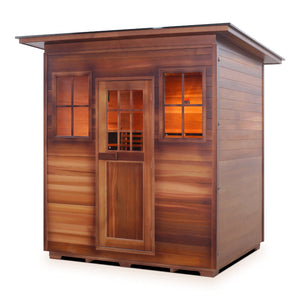 Enlighten Sauna SAPPHIRE 4-Person Infrared/Traditional Sauna