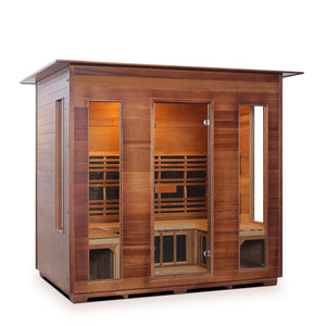 Enlighten Sauna DIAMOND 5-Person Infrared/Traditional Sauna