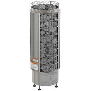 Harvia Cilindro Half Series 8kW Stainless Steel Sauna Heater at 240V 1PH