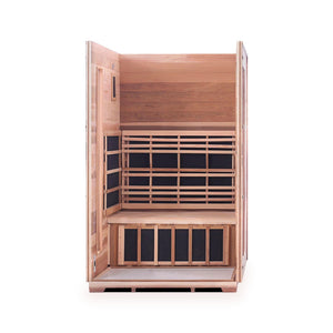 Enlighten Sauna RUSTIC 2-Person Full Spectrum Infrared Sauna