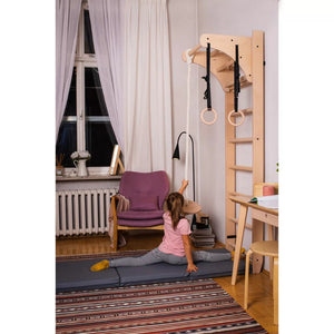 Wooden wall bars for kids room – BenchK 111 + A204