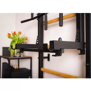 Fitness black stall bar for home, room – BenchK 732B