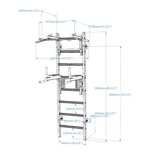 BenchK 232B wall bars