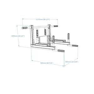 Pull up bar – dip bar BenchK D8 2in1