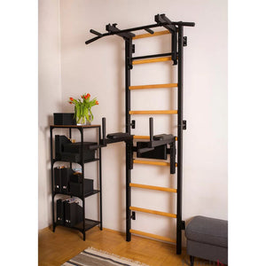 Fitness black stall bar for home, room – BenchK 732B