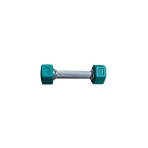 TAG Fitness 3lb COLORED GREEN Rubber HEX Dumbbell (Pair)