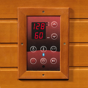 Dynamic Bergamo 4-person Low EMF Infrared Sauna 9 Dynamic Low Carbon Heaters