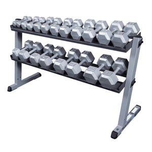 Body Solid 2 Tier Horizontal Dumbell Rack