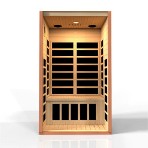 Dynamic Avila Elite 1-2-person Ultra Low EMF Infrared Sauna 7 Dynamic Pure Tech Carbon Heaters