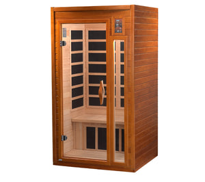 Dynamic Barcelona Elite 1-2-person Ultra Low EMF Infrared Sauna 6 Dynamic Pure Tech Carbon Heaters