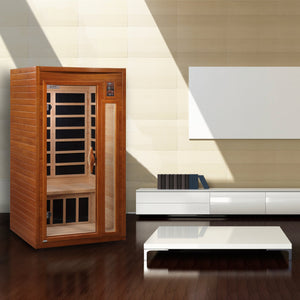 Dynamic Barcelona Elite 1-2-person Ultra Low EMF Infrared Sauna 6 Dynamic Pure Tech Carbon Heaters