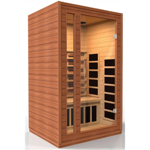 Dynamic Cardoba 2-Person Full Spectrum Near Zero EMF Infrared Sauna 7 Total Heaters