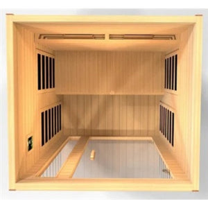 Dynamic Cardoba 2-Person Full Spectrum Near Zero EMF Infrared Sauna 7 Total Heaters