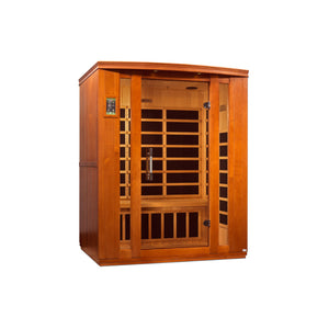 Dynamic Bellagio 3-person Low EMF Infrared Sauna 9 Dynamic Low Carbon Heaters