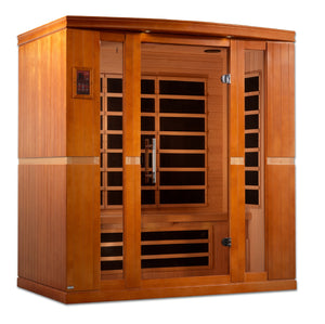 Dynamic Bergamo 4-person Low EMF Infrared Sauna 9 Dynamic Low Carbon Heaters