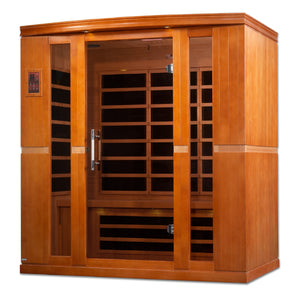 Dynamic Bergamo 4-person Low EMF Infrared Sauna 9 Dynamic Low Carbon Heaters